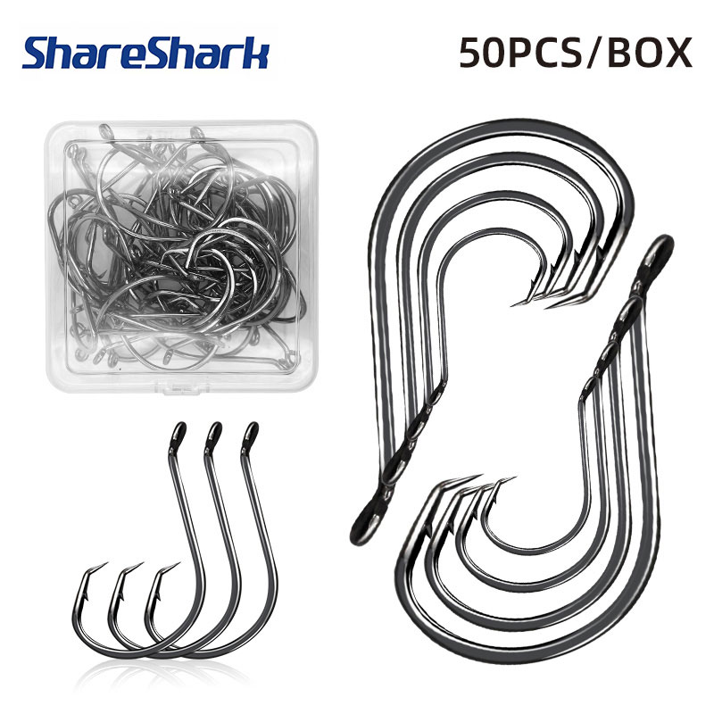 Fishing Hook Circle - ShareShark 50 pz/scatola 7384 Acciaio Ad