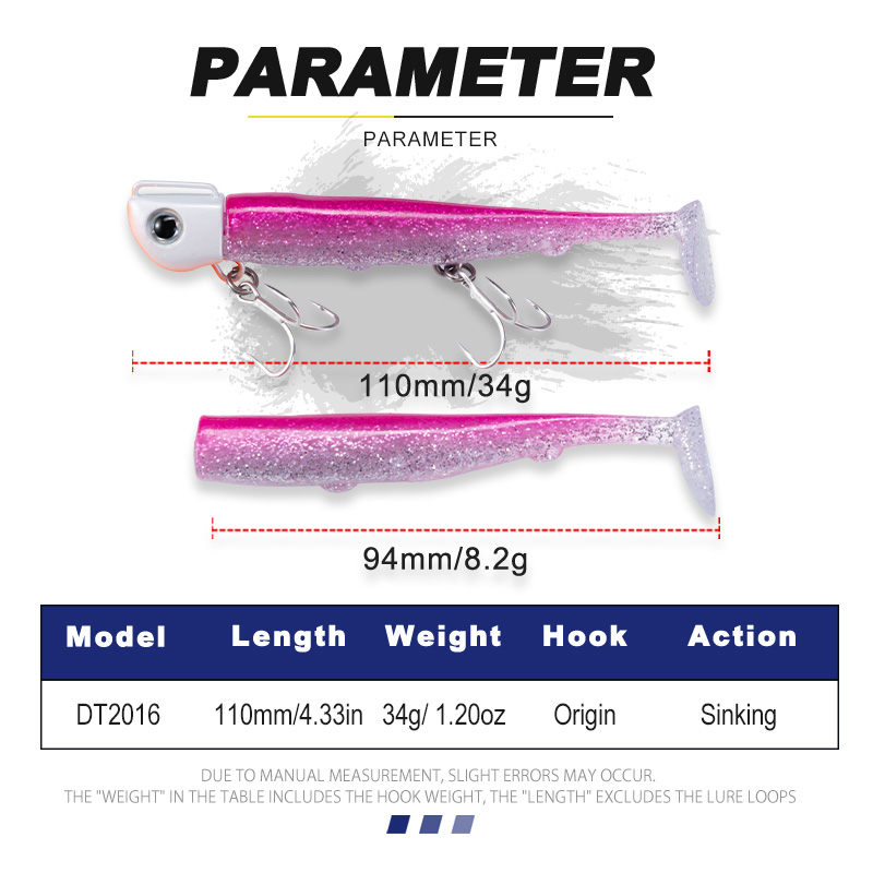 D1 110mm 34g Jig in Metallo Af - Fishing Hook Treble recensione e prezzo