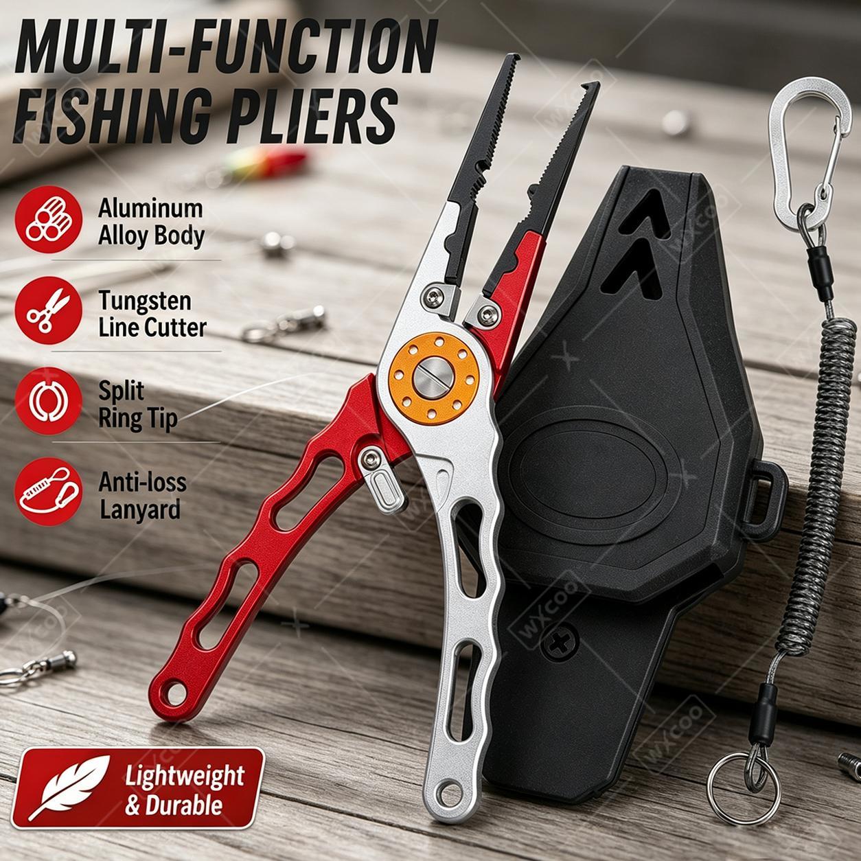 Pinze da Pesca WXCOO in Allumi - Fishing Hook Sharpener recensione e prezzo