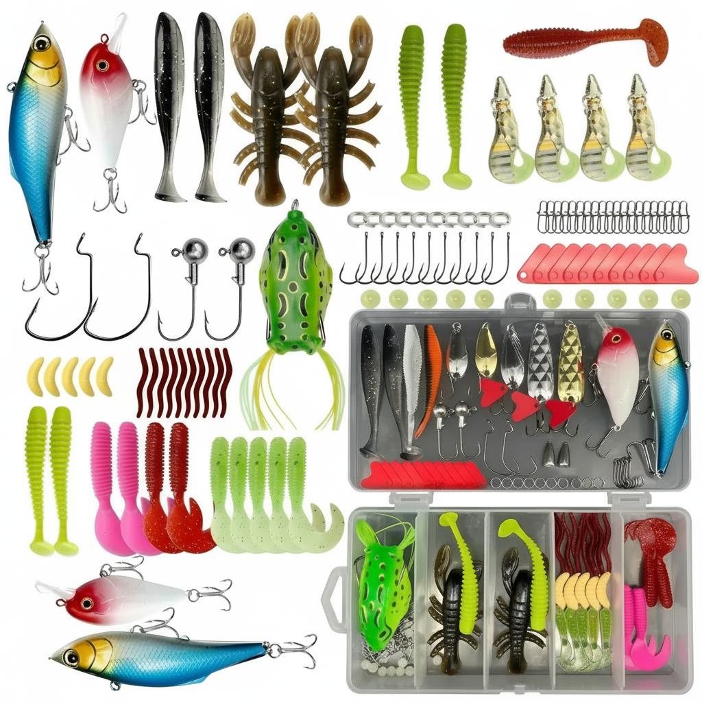 Kit di 133 Pezzi di Esche da P - Fishing Hook Jig recensione e prezzo